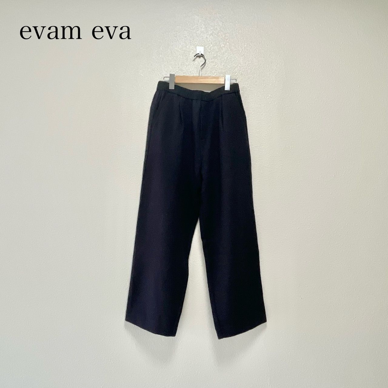 2025-2025 AW | evam eva エヴァムエヴァ press wool pants プレスウールパンツ 日本製