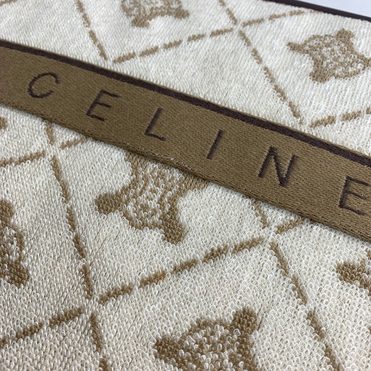 CELINE セリーヌ タオルケット 140×190 マカダム/トリオンフ/コットン