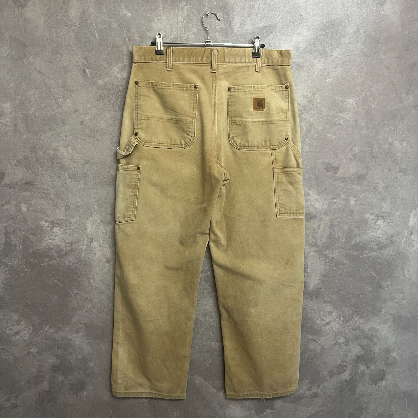 carhartt ダブルニー ブラウン タグ欠損 推定W31〜32 L29〜30 - メルカリ