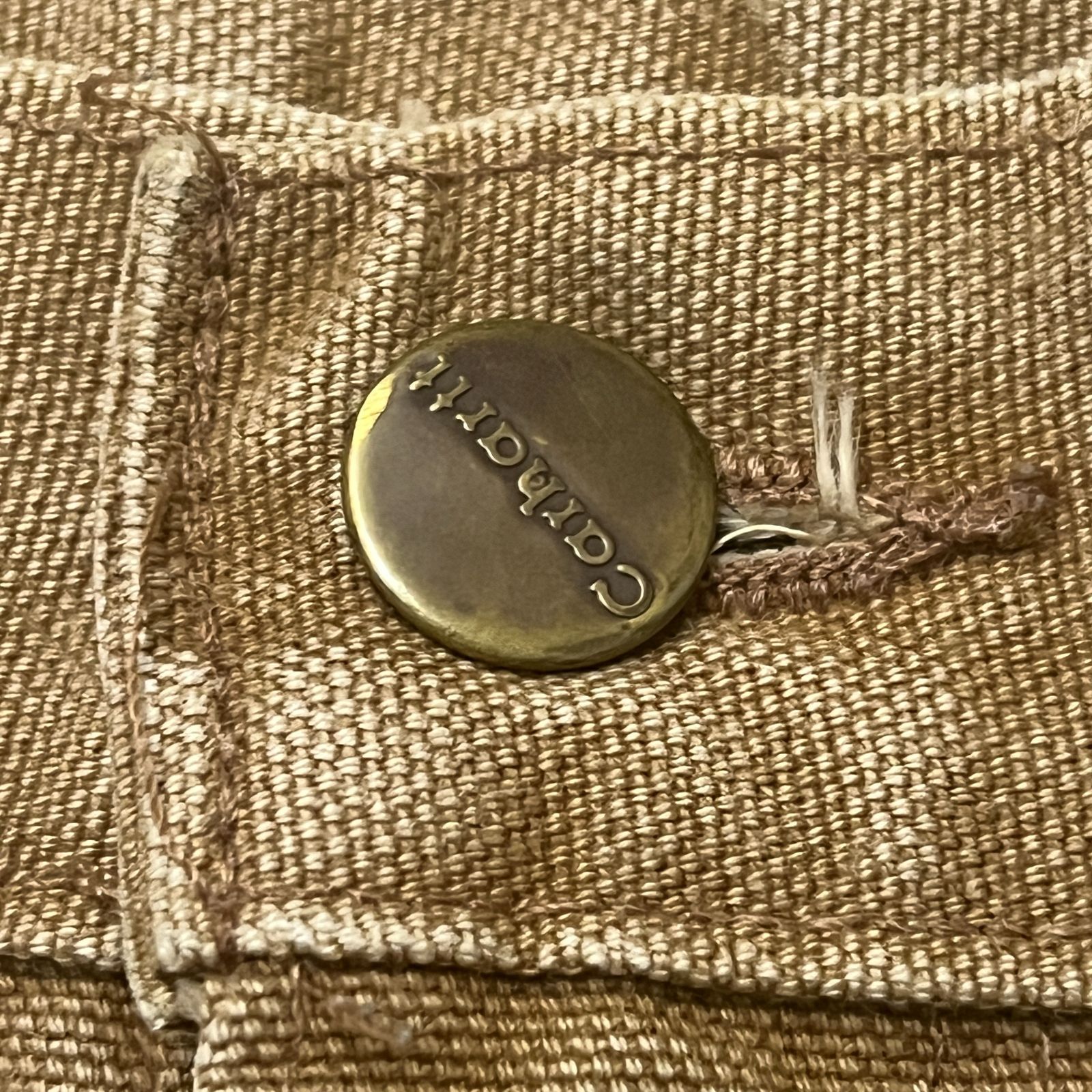 carhartt ダブルニー ブラウン タグ欠損 推定W31〜32 L29〜30 - メルカリ