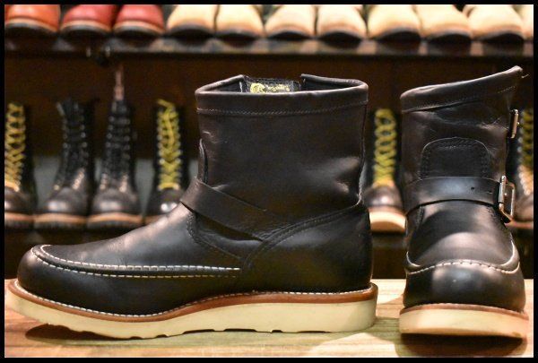 9.5E 良品 黒タグ】Chippewa チペワ 1901M07 HIGHLANDER ハイランダー