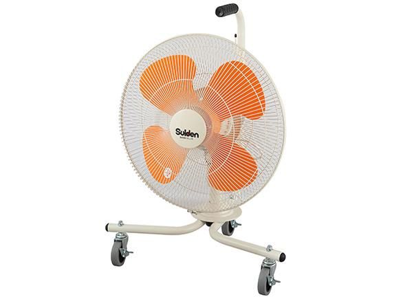 スイデン Suiden 移動式キャスター扇 単相100 V 首振り式 全閉式モーター 3065