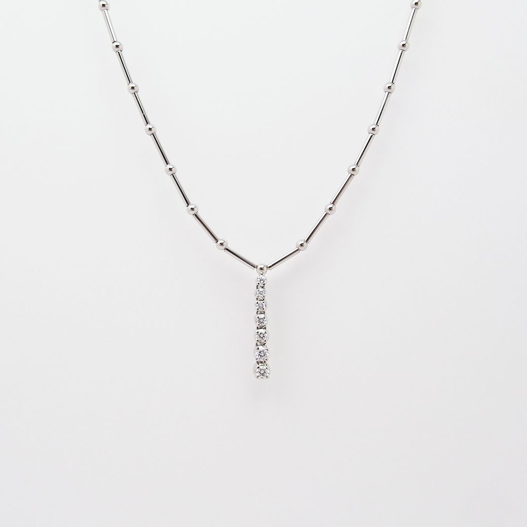 モニッケンダム ダイヤモンド ペンダント ネックレス 0.40 ct 750 WG SAランク