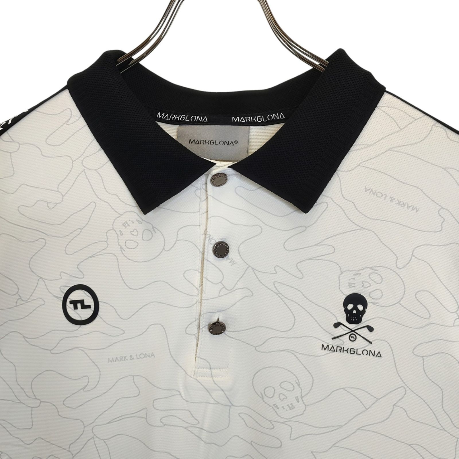 MARK&LONA マークアンドロナ ゴルフ 23SS TL-Lined Camo Polo 半袖