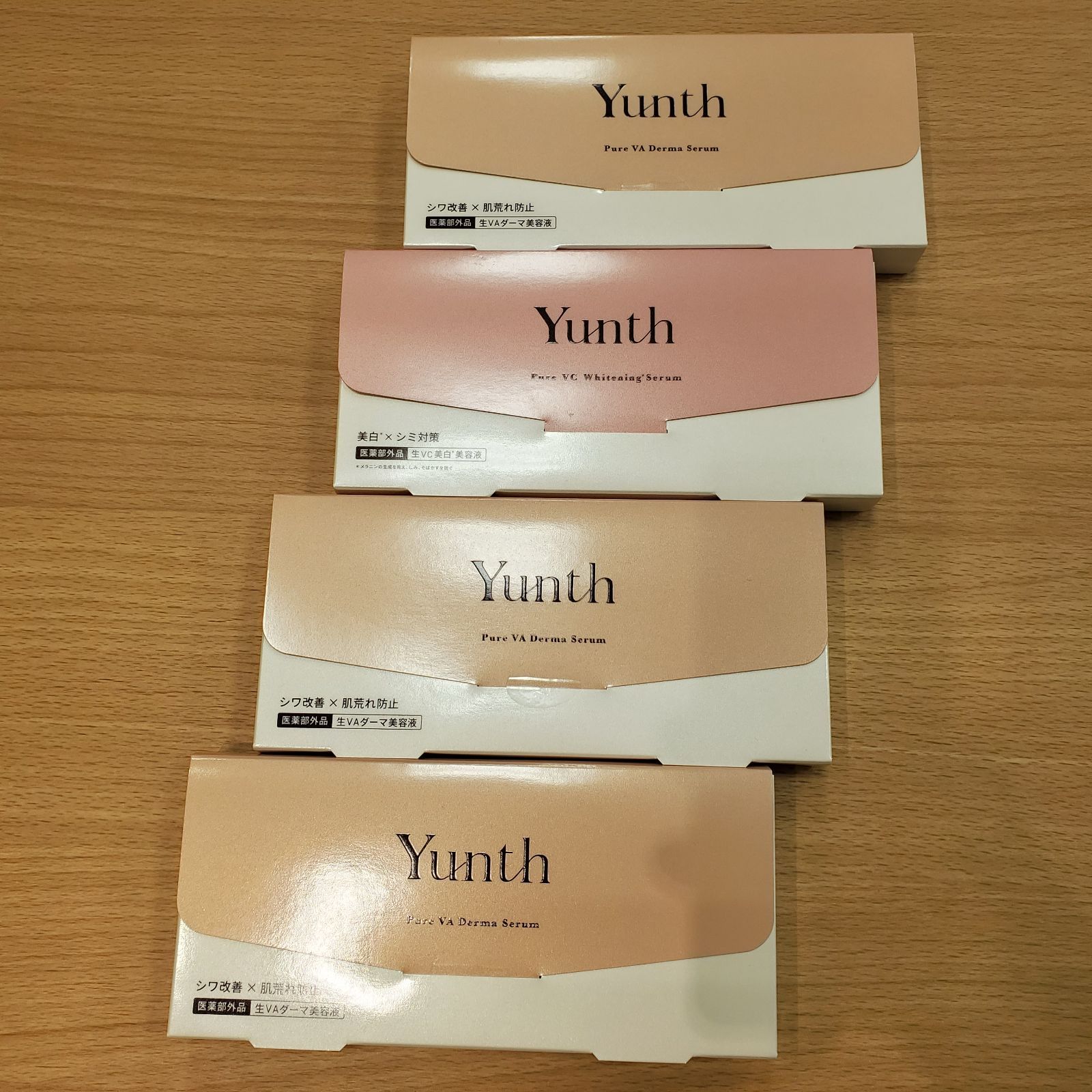 EL 6 Yunth ユンス Pure VA ダーマ セラム | ホワイトニングエッセンス PVC a 生美容液 4箱セット MK 11562
