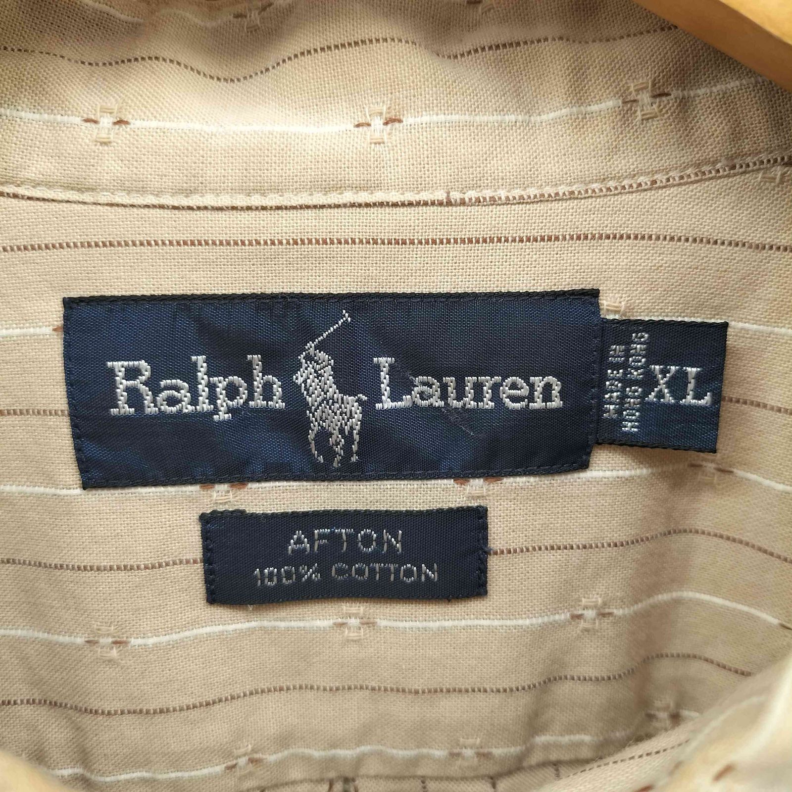 ラルフローレン RALPH LAUREN 90S AFTON ドビー織り プルオーバー 