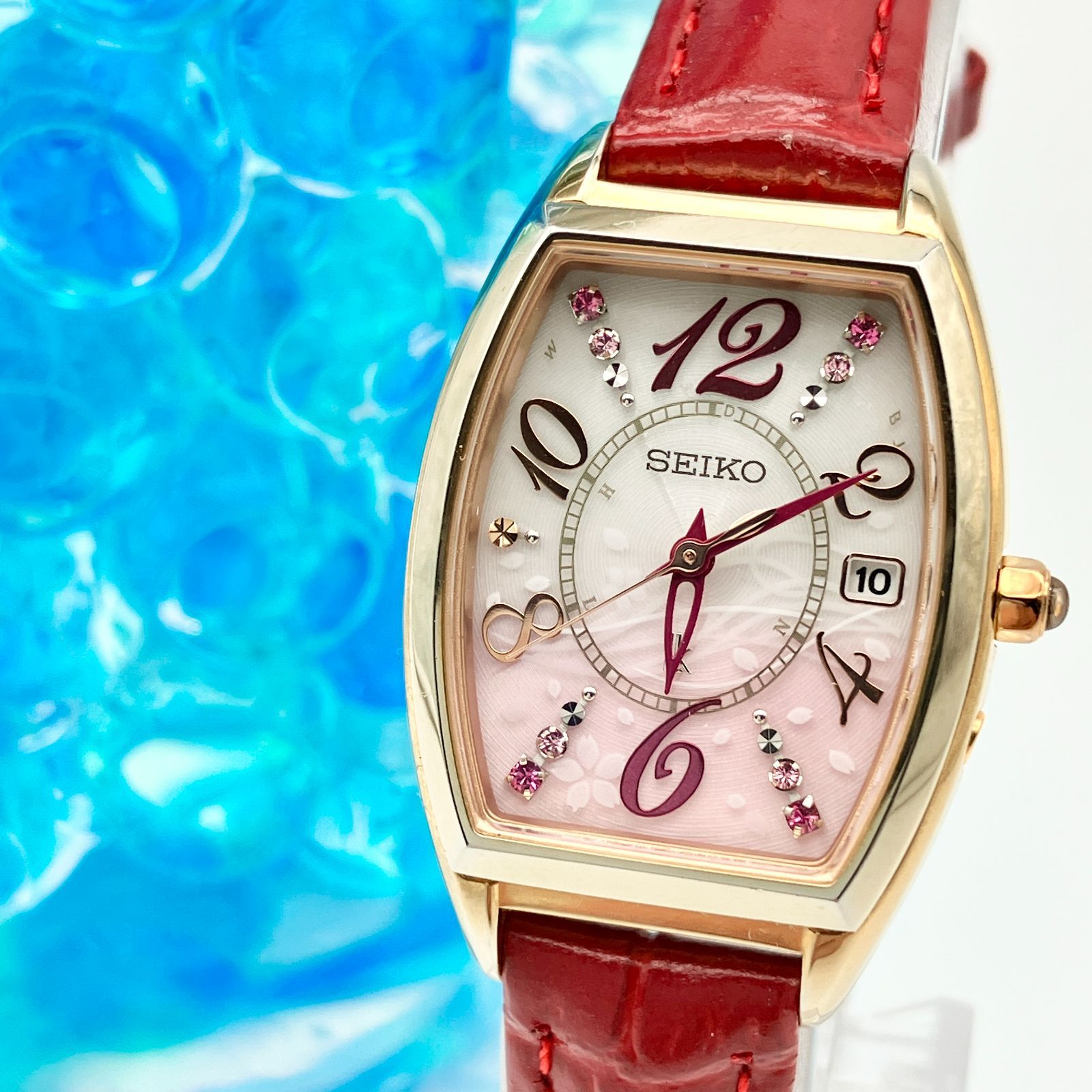 セイコールキア腕時計電波ソーラー1B32-0AA0レディース 限定】SEIKO ルキア 1B32-0AA0 腕時計 菱形 電波ソーラー - メルカリ