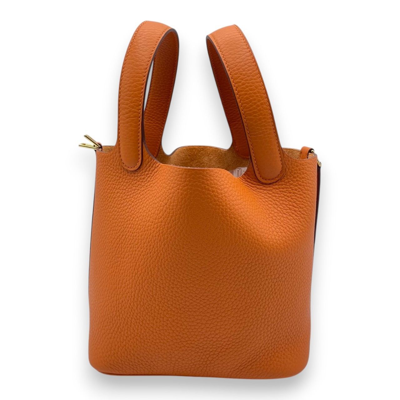 エルメス ピコタンロック PM オレンジ トリヨンクレマンス ゴールド