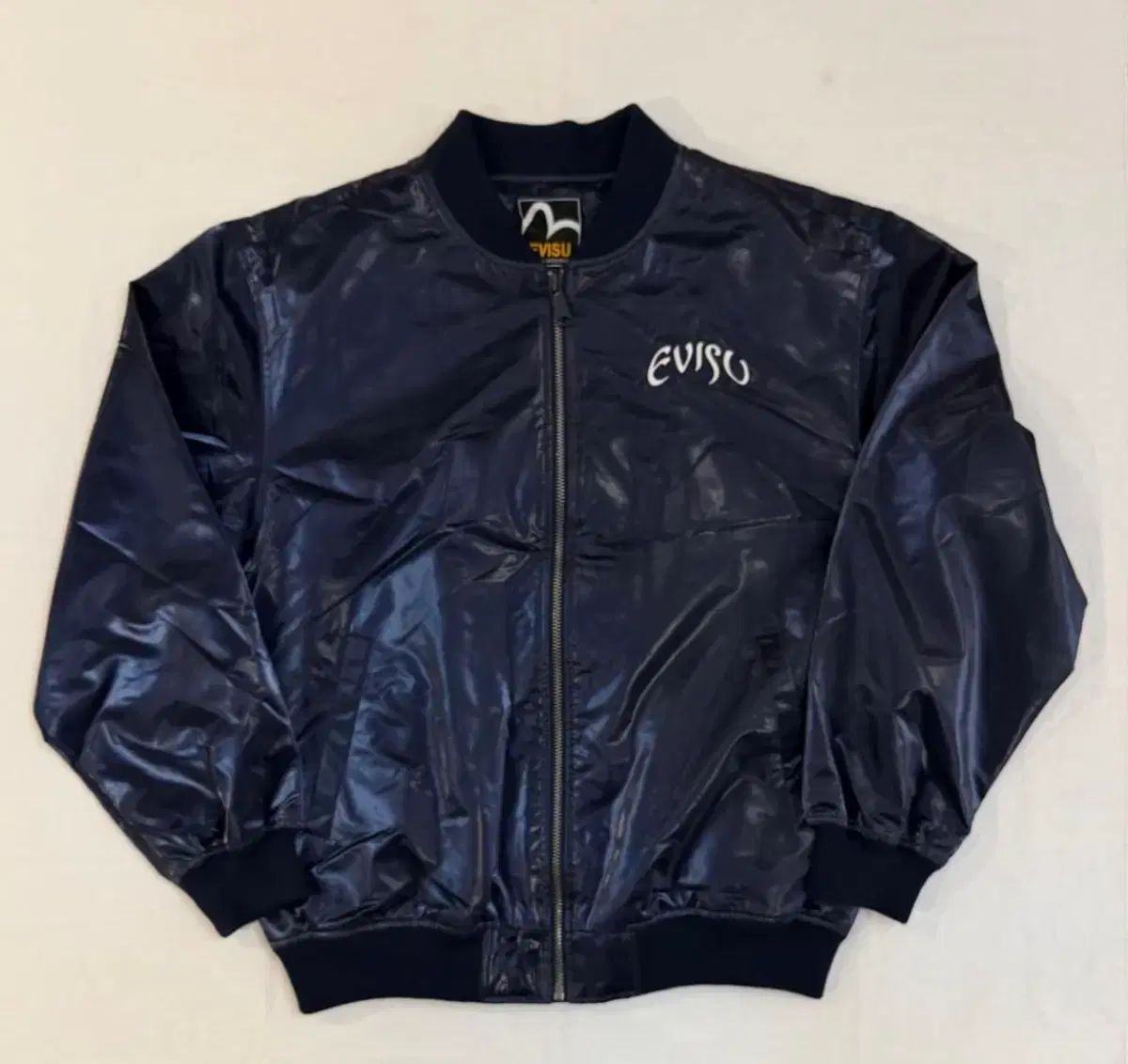 EVISU スーベニアスタジャン ブルゾン ネイビー