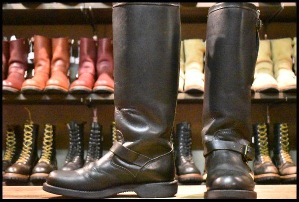7M 良品 黒タグ 95年】Chippewa チペワ 87038 エンジニア 17インチ