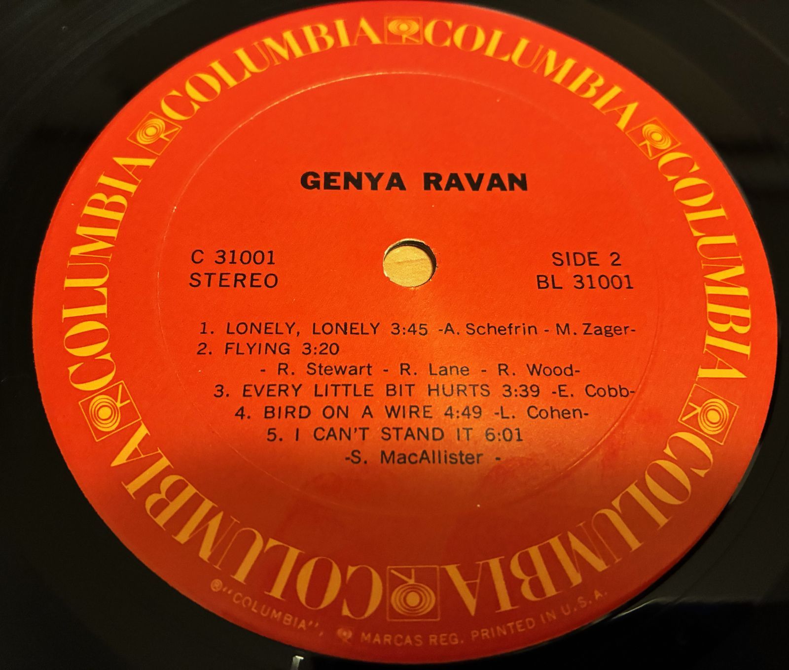 Inger Genya Ravan GENYA RAVAN / Genya Ravan (USオリジナル盤LP Columbia Records:C 31001) - メルカリ