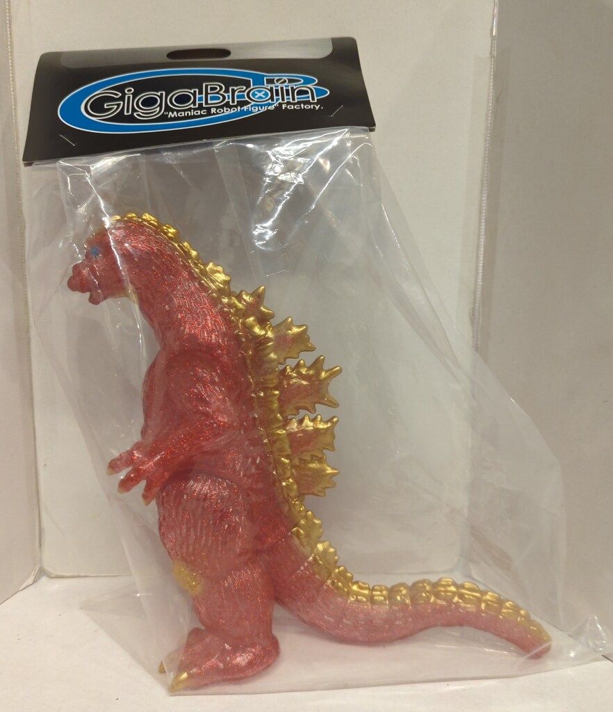 ギガブレイン モスゴジ クリア レッド ラメ giga brain ソフビ ギガブレイン モスゴジ クリア レッド ラメ giga brain ソフビ ギガ