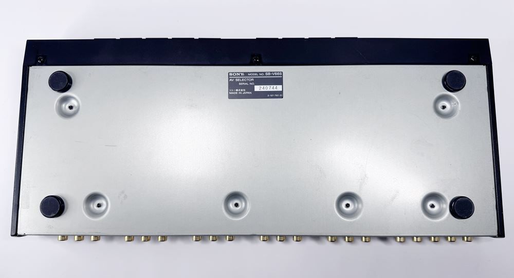 HY】【美品】SONY AVセレクター SB-V66S 6入力2出力 S端子