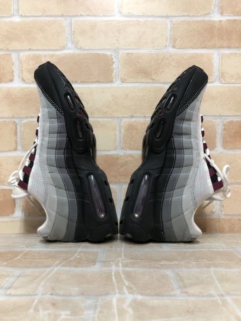  NIKE AIR MAX ナイキエアマックス 95 スニーカー パールグレー ダークビートルート US 9.5 スニーカー 靴