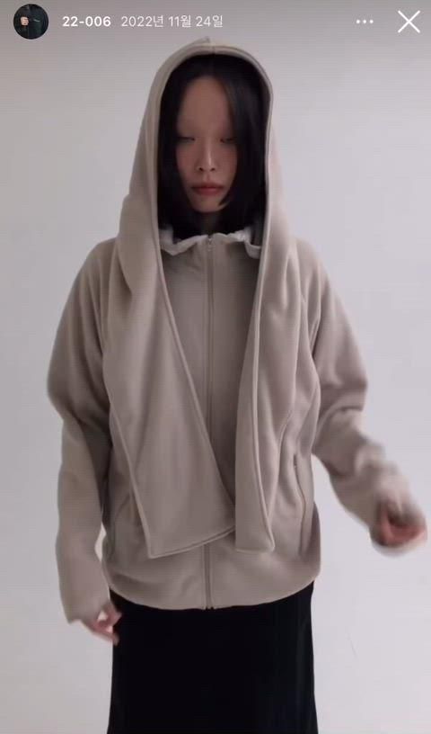 jichoi comfort ジチョイ コンフォート 22-006 フードスカーフマフラー