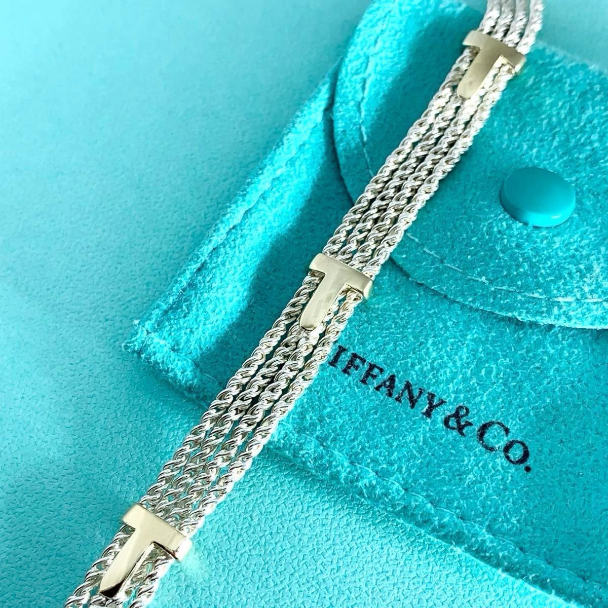 オールドティファニー T サンチュール コンビ ブレスレット XZ 2 e