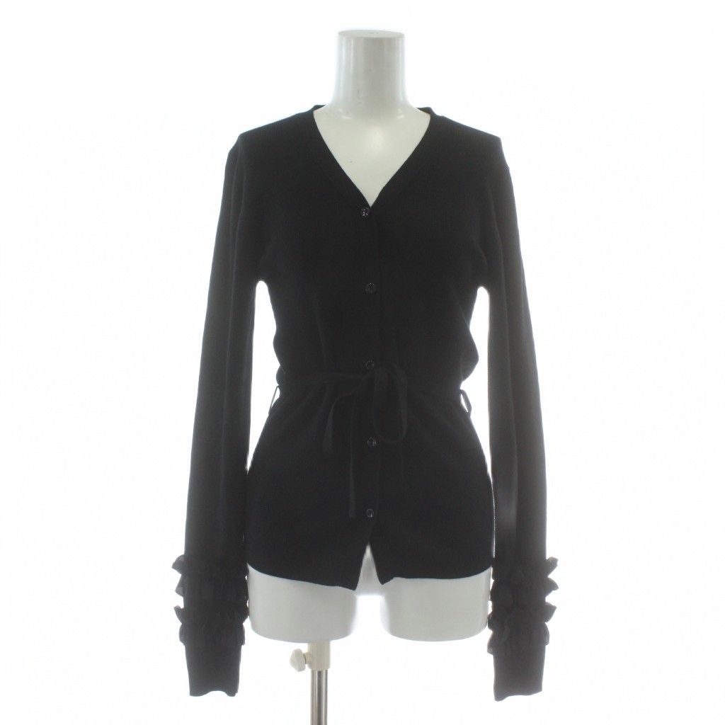 ニナリッチ NINA RICCI カーディガン ニット ウール 長袖 Vネック 袖  