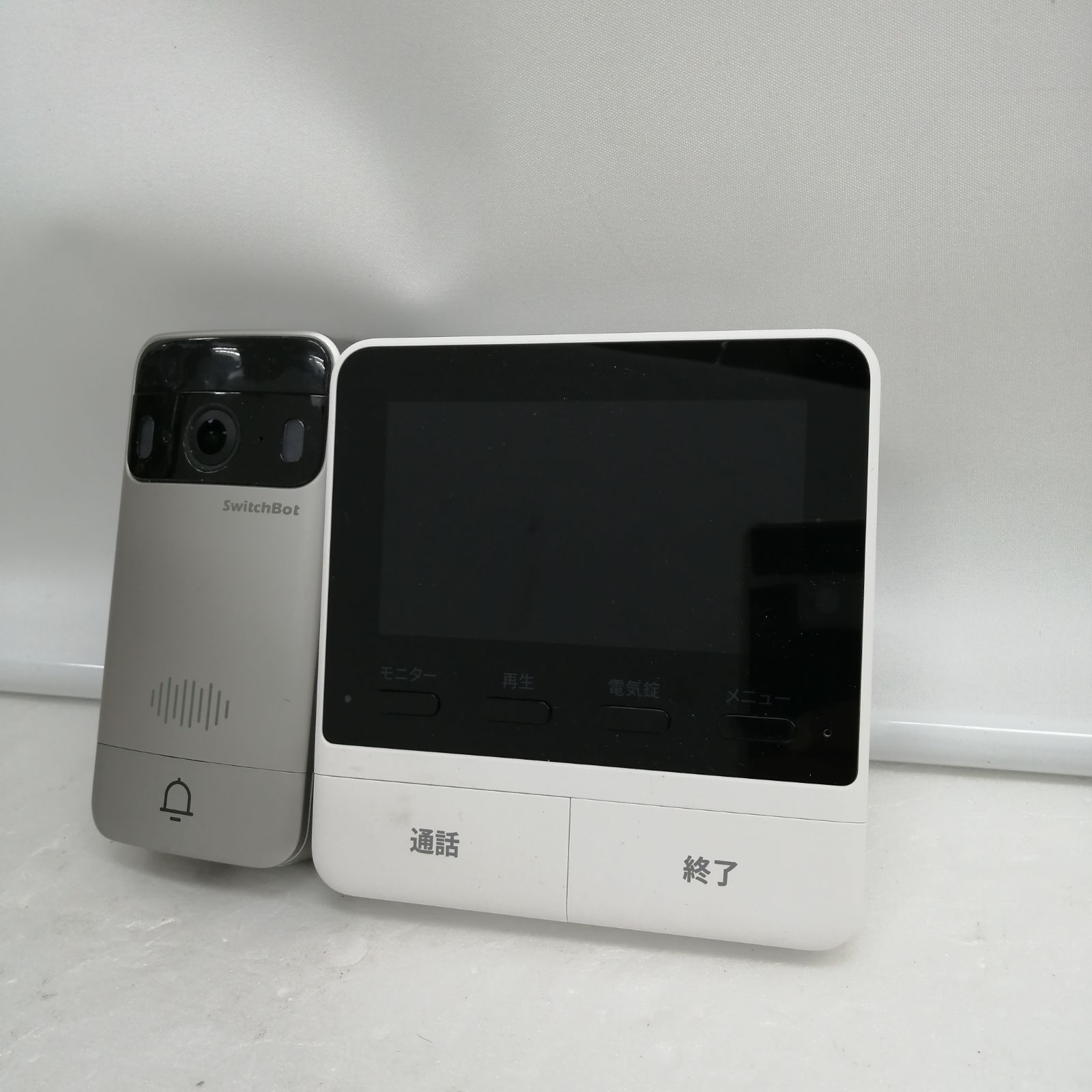 【動作品】SwitchBot スマートテレビドアホン W6802000-W6702001 M1622-hkt5y