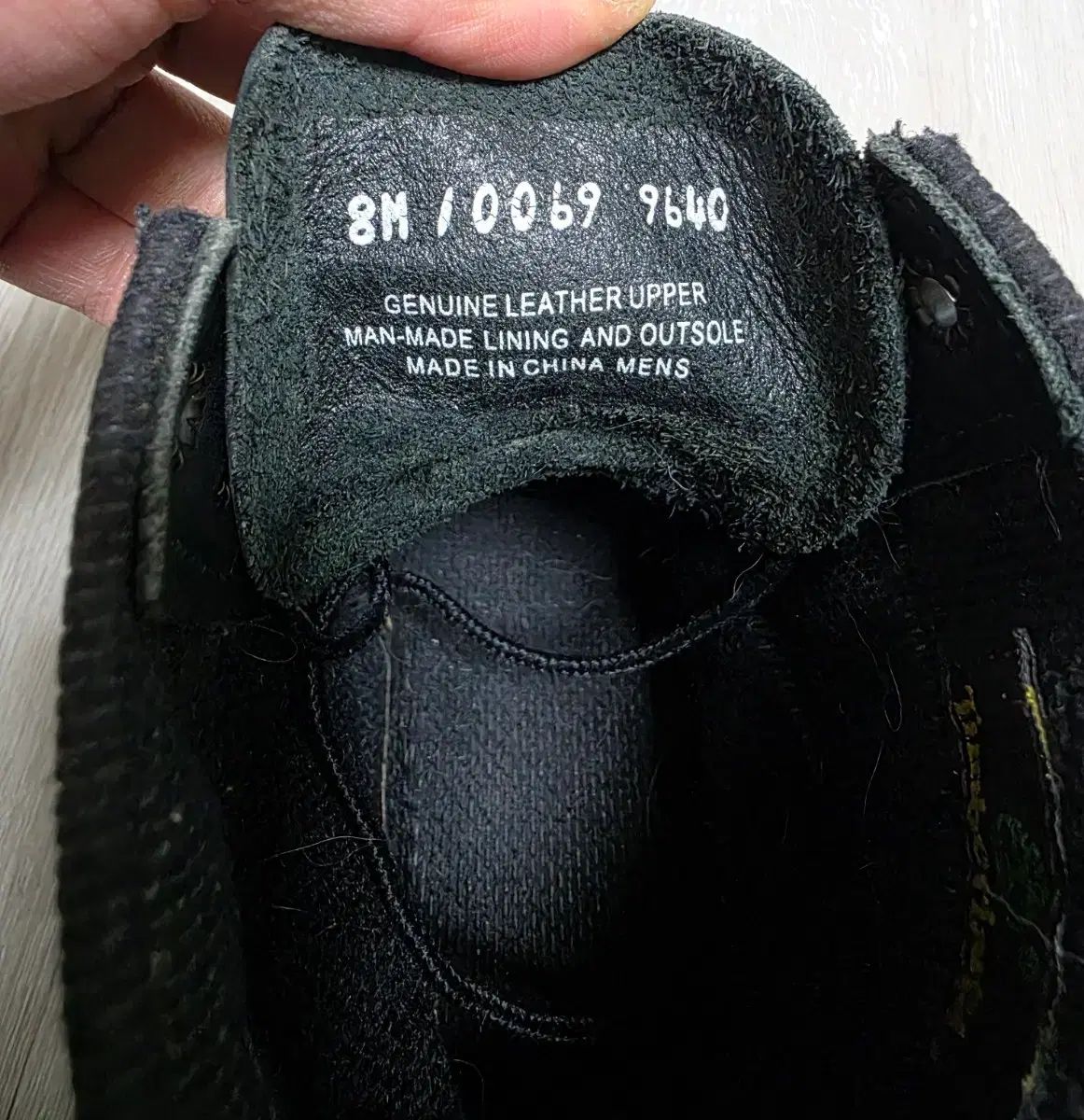 ブラック ウォーカーブーツ