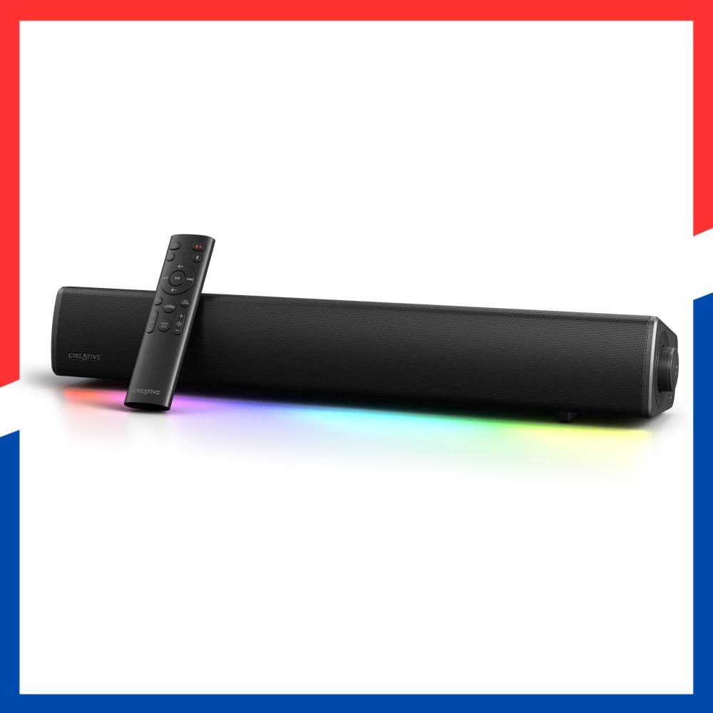 数量 ゲーミング PC リモコン付き BT 光入力 アナログ入力 サウンドバー 60 Wピーク 広がりのあるサウンド LEDライティング SP SBGS 5 GS Blaster Sound