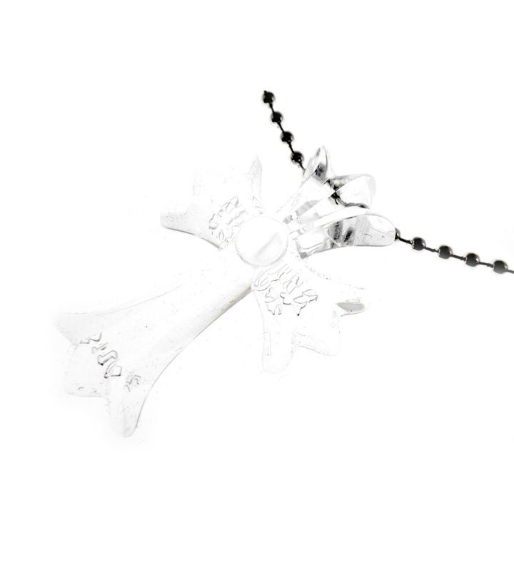 クロムハーツ CHROME HEARTS RUBBER CH CRS SML ラバー スモール CHクロス シリコン ネックレス 47186