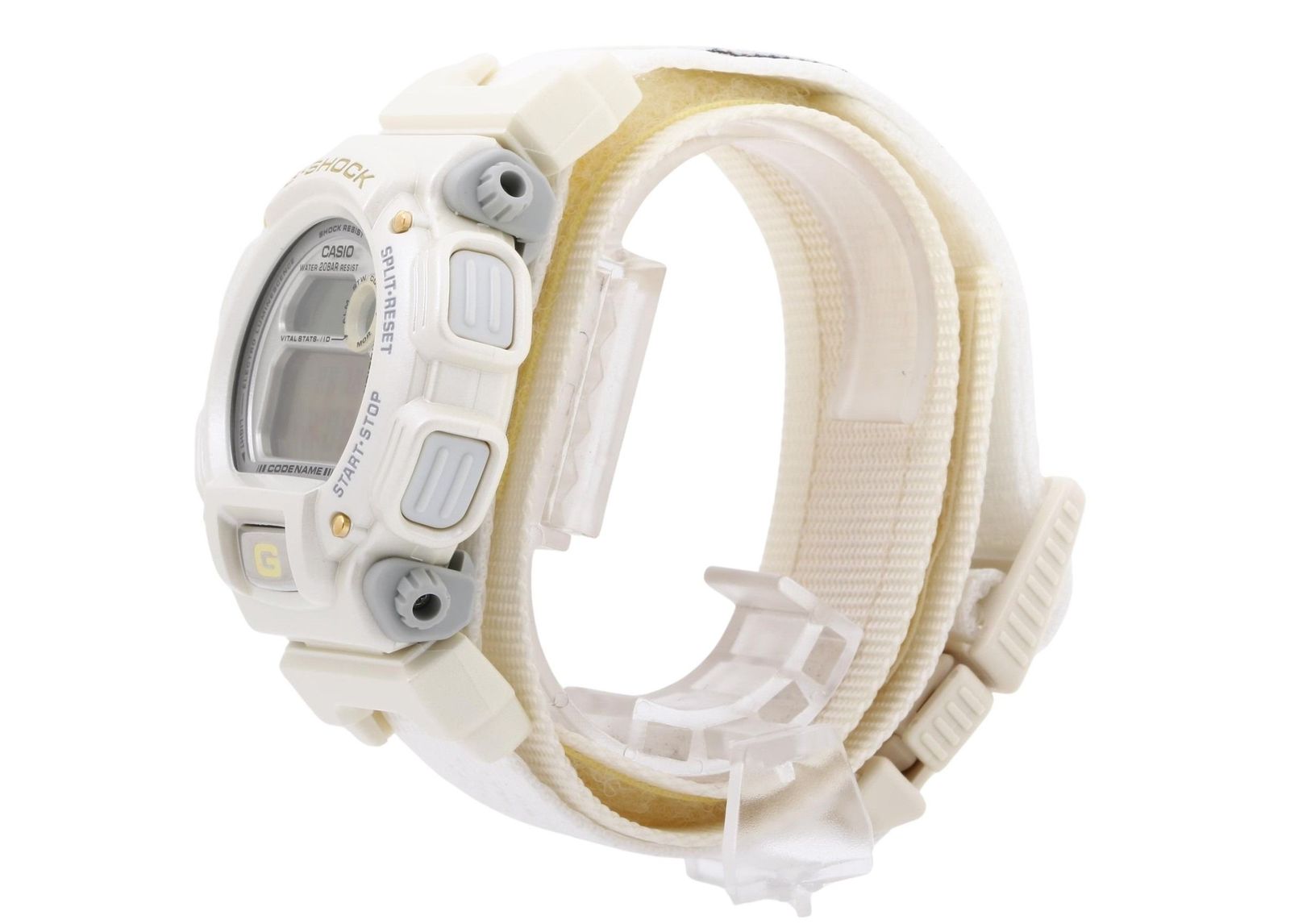 CASIO カシオ 時計 GSHOCK コードネーム ホワイト 樹脂 ナイロン メンズ A.D.M.A. アラスカ犬橇協会 デジタル