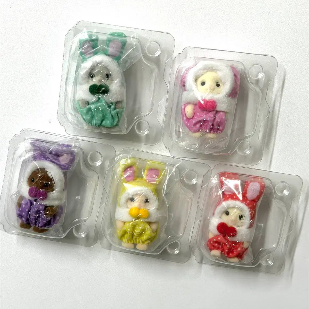 シルバニア 40周年 クージー カラフル うさぎ セット