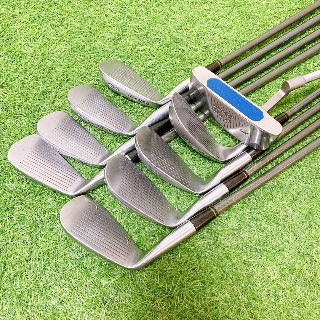 H7.ホンマ 初心者オススメ ゴルフクラブ メンズセット 右利き 12本
