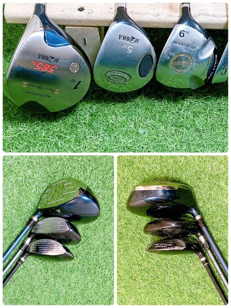 H7.ホンマ 初心者オススメ ゴルフクラブ メンズセット 右利き 12本