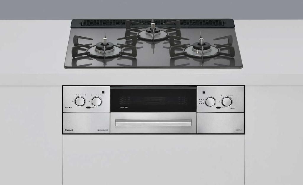 RINNAI リンナイ ビルトインガスコンロ Lisseシリーズ 標準幅60 cm スモーキーピンク 同等品