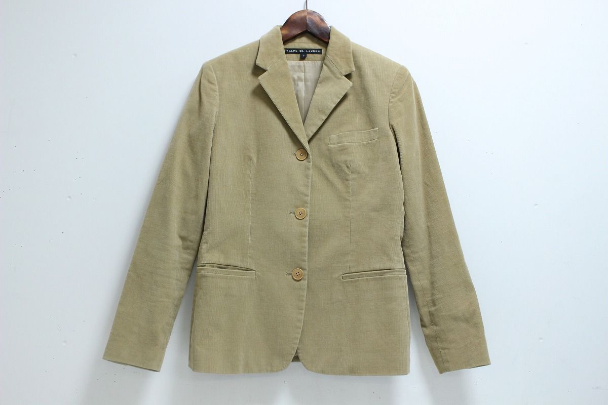 Ralph Lauren ラルフローレン テーラード ジャケット ベージュ 9 1