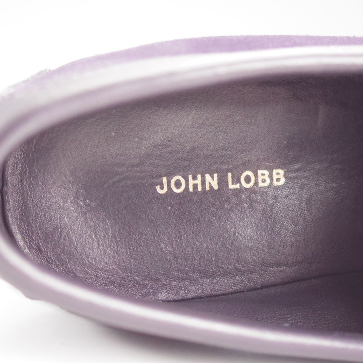  ジョンロブ SIZE 6 定価￥161 700- HENDRA|ヘンドラ|コインローファー カーフ×スエード|紺|メンズ|JOHN LOBB o 339 ローファー ブーツ 革靴