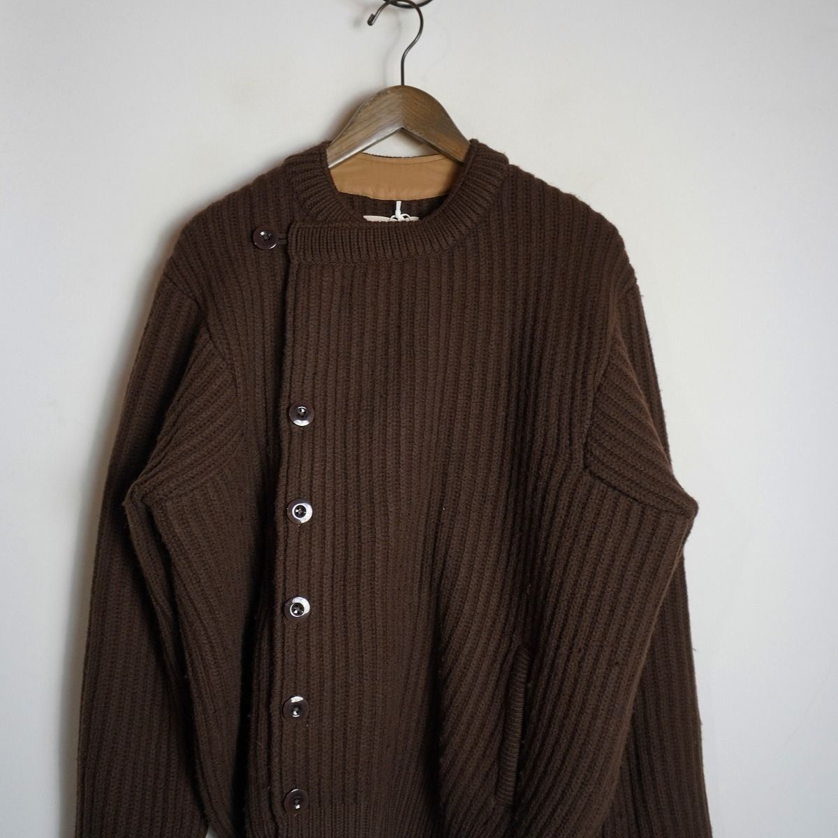 美品 25AW YOKE ヨーク Wool Double Breasted Knit Blouson ウール