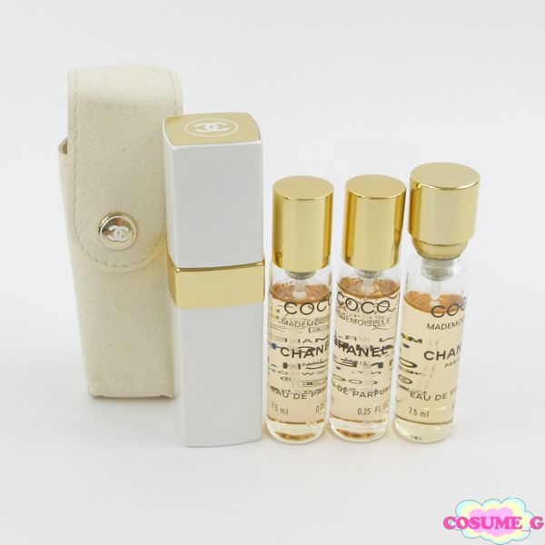 シャネル ココ マドモアゼル パース スプレー オードゥ パルファム 7.5 ml EDP 本体 レフィル 3点セット G 841