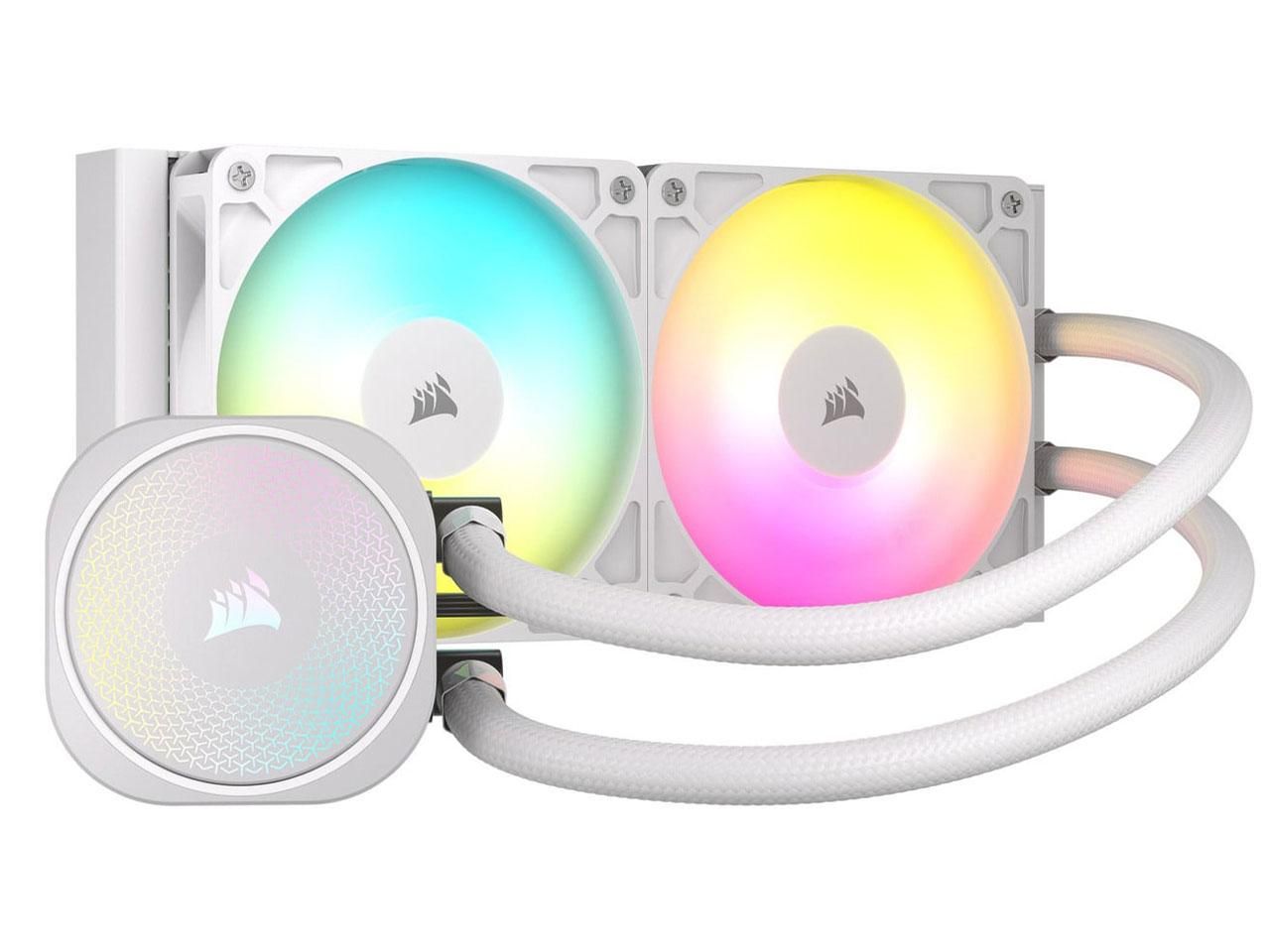 コルセア 簡易水冷CPUクーラー 240 RS ARGB White