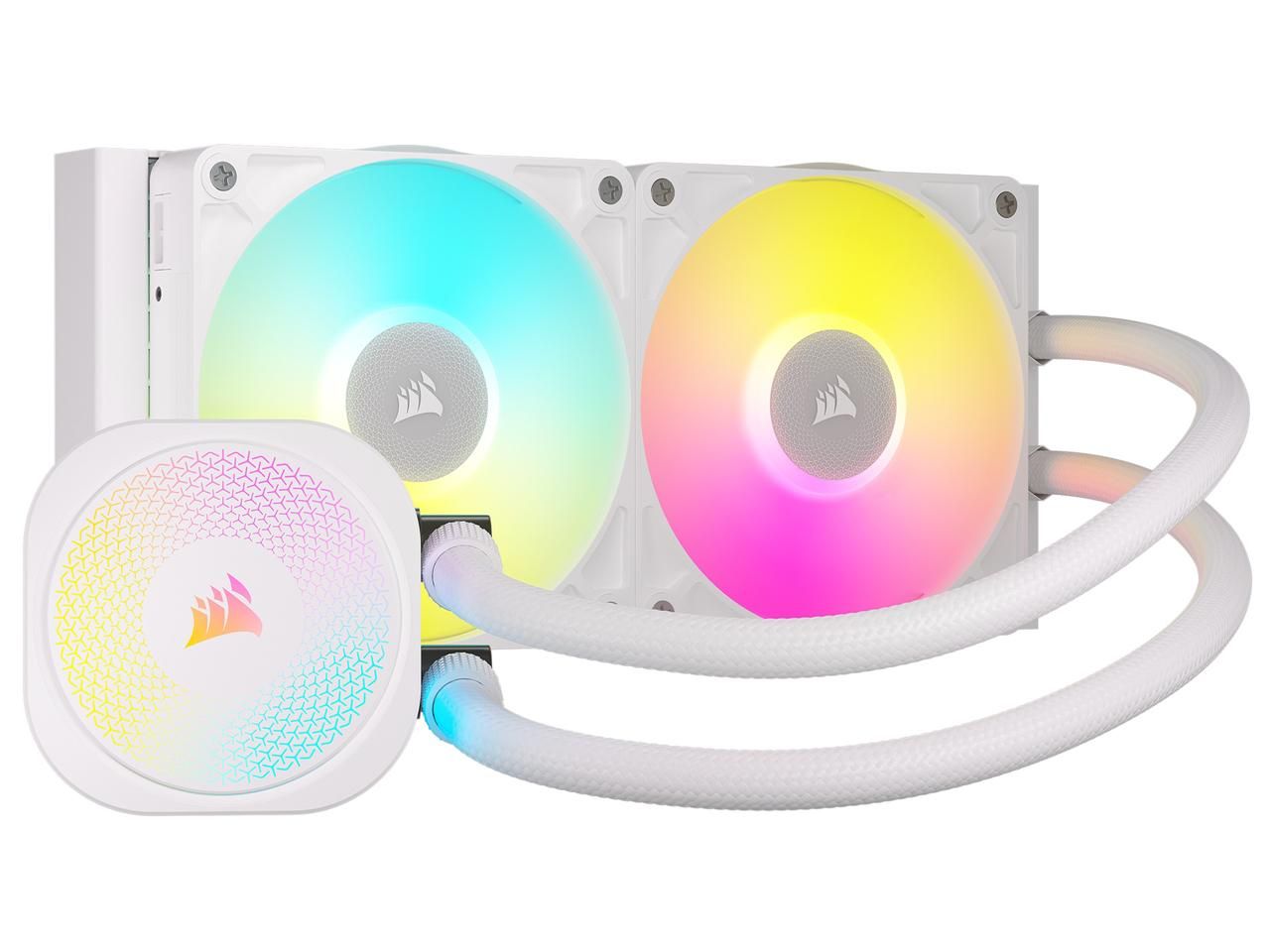 コルセア 簡易水冷CPUクーラー iCUE LINK TITAN 240 RX RGB -White-