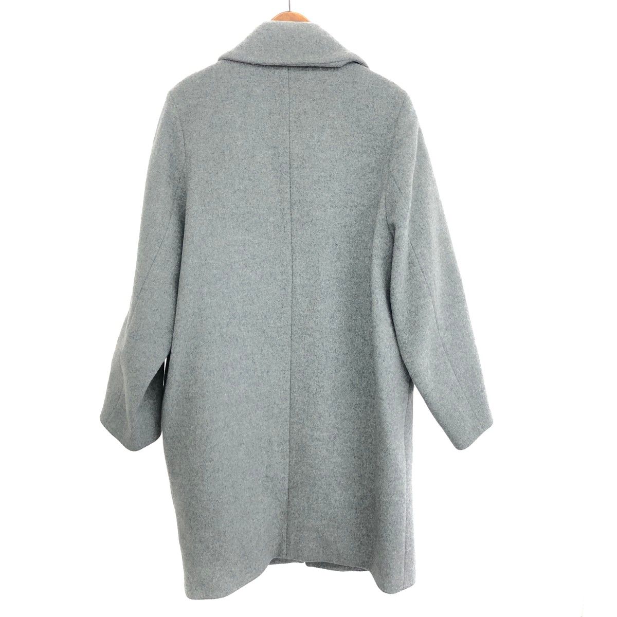 美品✨希少✨エンフォルド　ショートビーバーボックスコクーンコート　ダークグレー 美品✨希少✨エンフォルド ショートビーバーボックスコクーンコート