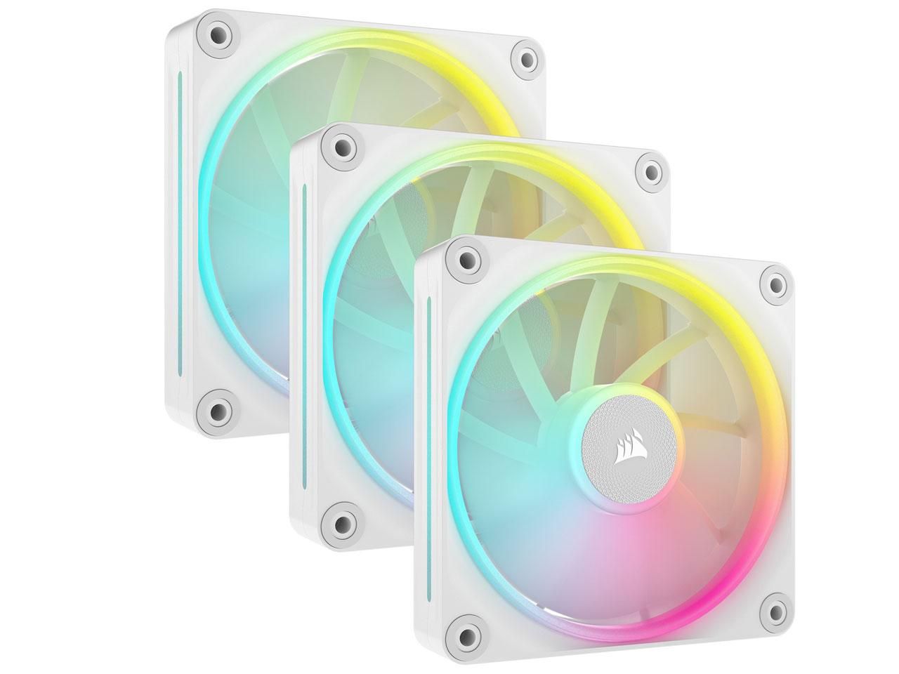 コルセア PCケースファン iCUE LINK LX 120 RGB WHITE Triple Fans Starter Kit