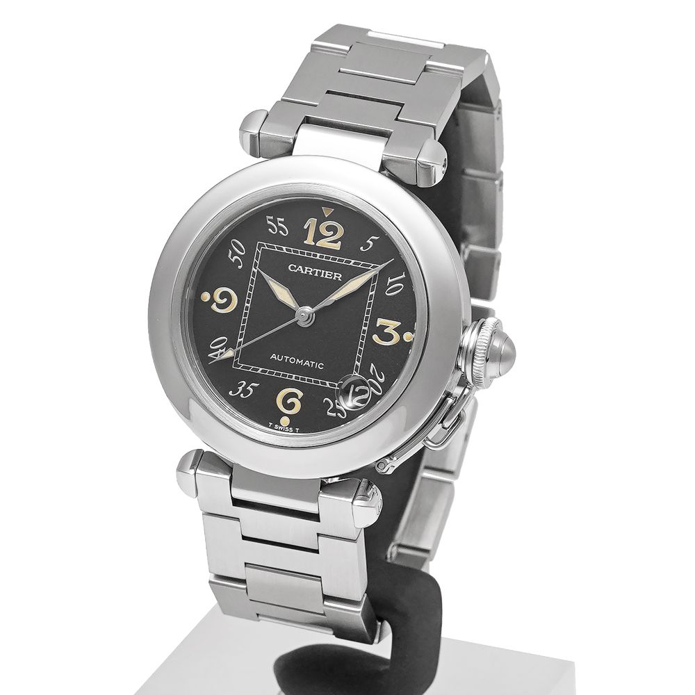 Cartier パシャC Ref. 品 ユニセックス ブラック 腕時計
