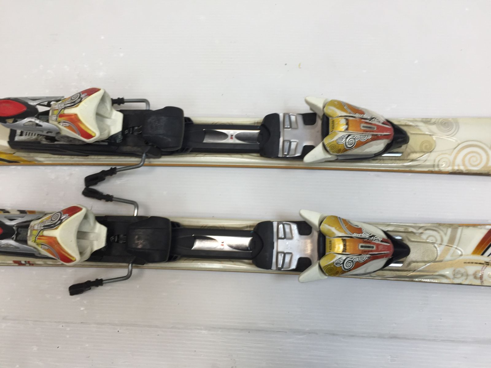 ◆ スキー K2 Burning 163 cm カービングスキー スキー板 ◇メンテ済◇ スキー K2 Burning 163 cm + MARKER スライド式