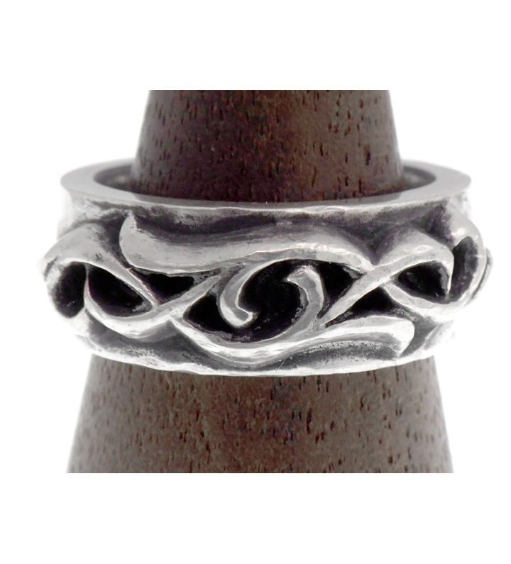 クロムハーツ CHROME HEARTS DBL NARROW VINE BAND ダブル ナロー ヴァインバンド シルバー リング 47212