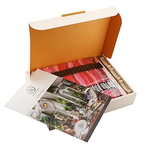 オリムパス製絲 Olympus Thread オリムパス GARDEN PARTY 刺しゅう糸セット スプール付 100綛 ロマンテックガーデン GP-100 D 1768854