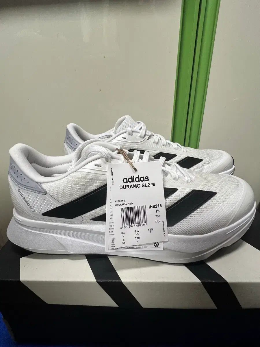 アディダス デュラモ SL 2 ワイド 270 ランニングシューズ ->