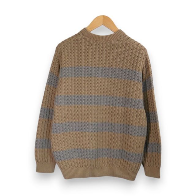 SUPREME 25ss Loose Gauge Stripe Small Box Sweater Brown サイズS