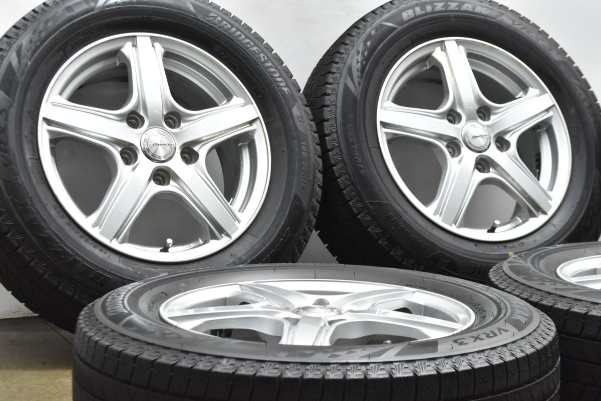 バリ溝 Plencia 15 in 6 J 53 114.3 ブリヂストン ブリザック VRX 3 195|65 R ノア ヴォクシー エスクァイア ステップワゴン プレマシー