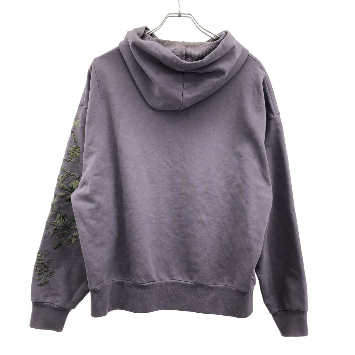 DRIES VAN NOTEN ドリスヴァンノッテン 19 AW エンブロイダリープルオーバーパーカー パープル S