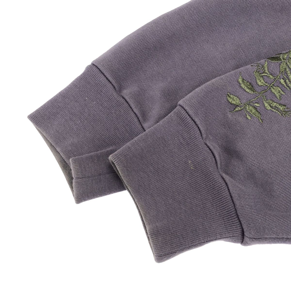  DRIES VAN NOTEN ドリスヴァンノッテン 19 AW エンブロイダリープルオーバーパーカー パープル S パーカー トップス