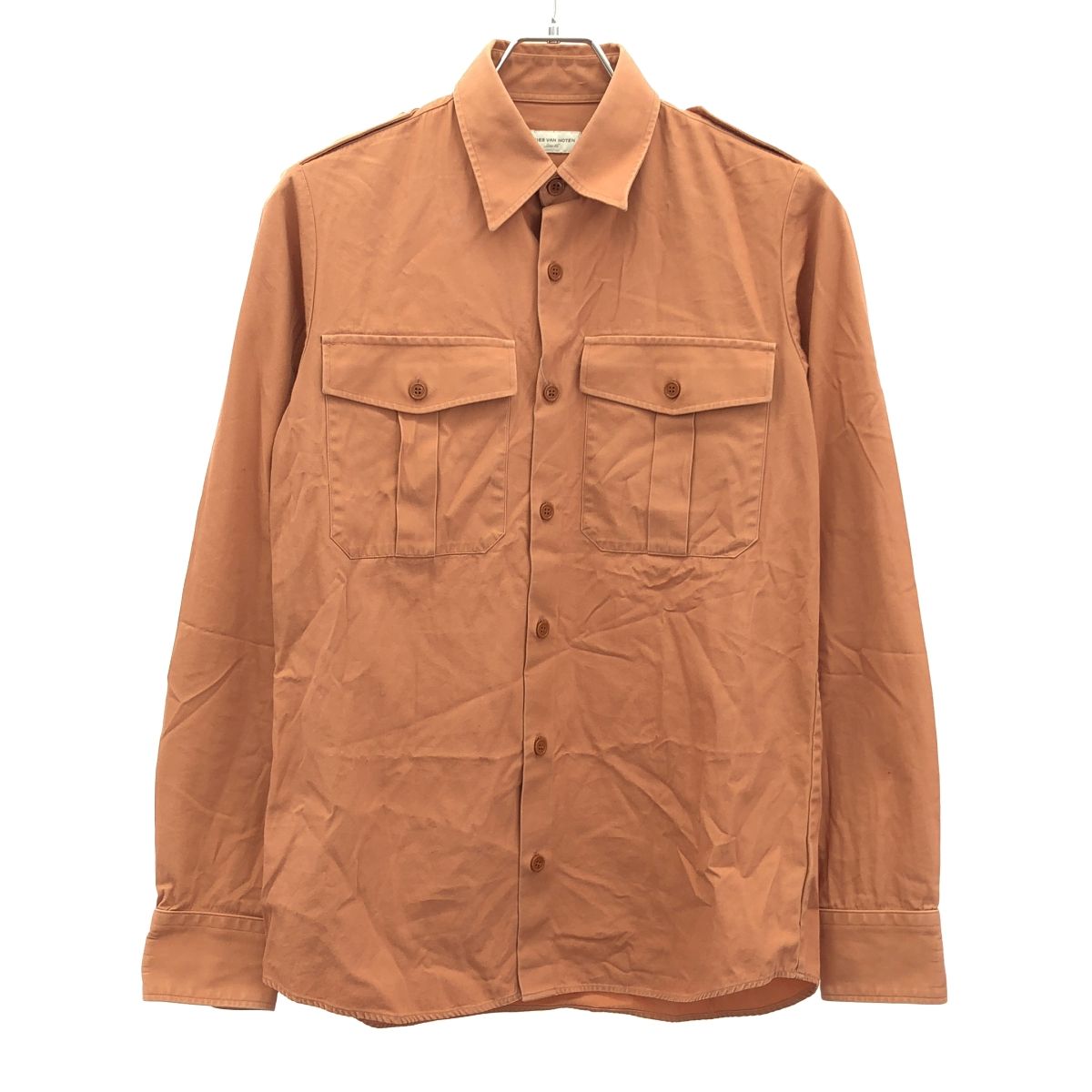 DRIES VAN NOTEN ドリスヴァンノッテン サファリシャツ オレンジ系 46