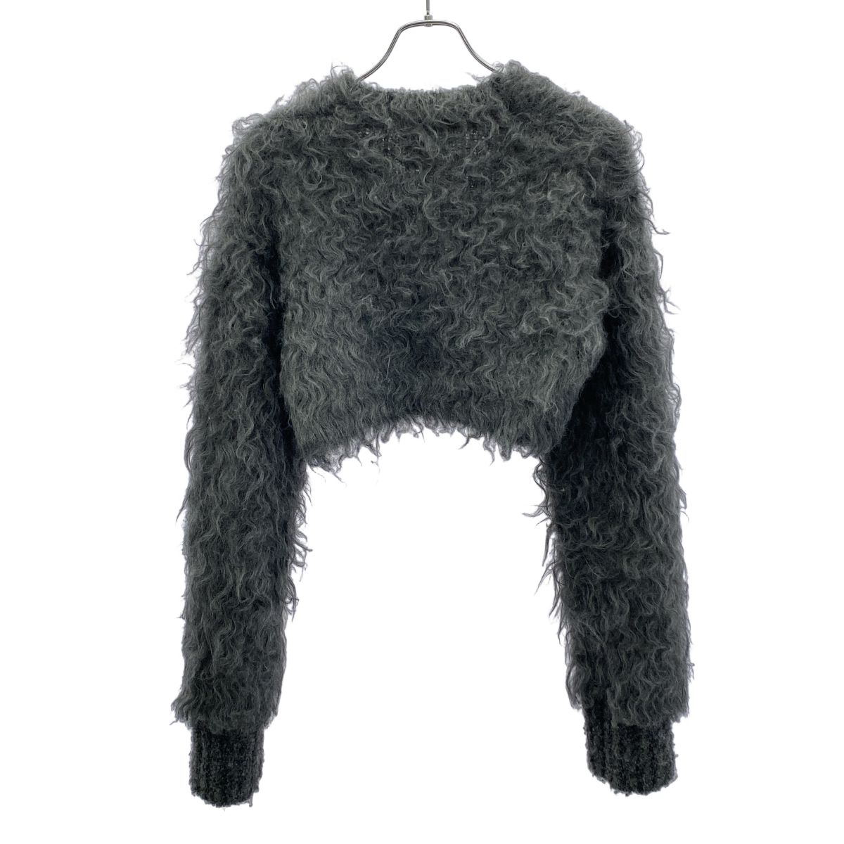 美品 determ Cropped Shaggy Cardigan カーディガン determ/ デターム/Cropped Shaggy Cardigan（カーディガン/ボレロ