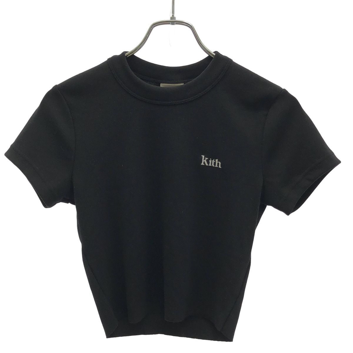 KITH キス 25 SS クロップドTシャツ 25-071-061-0000 ブラック M